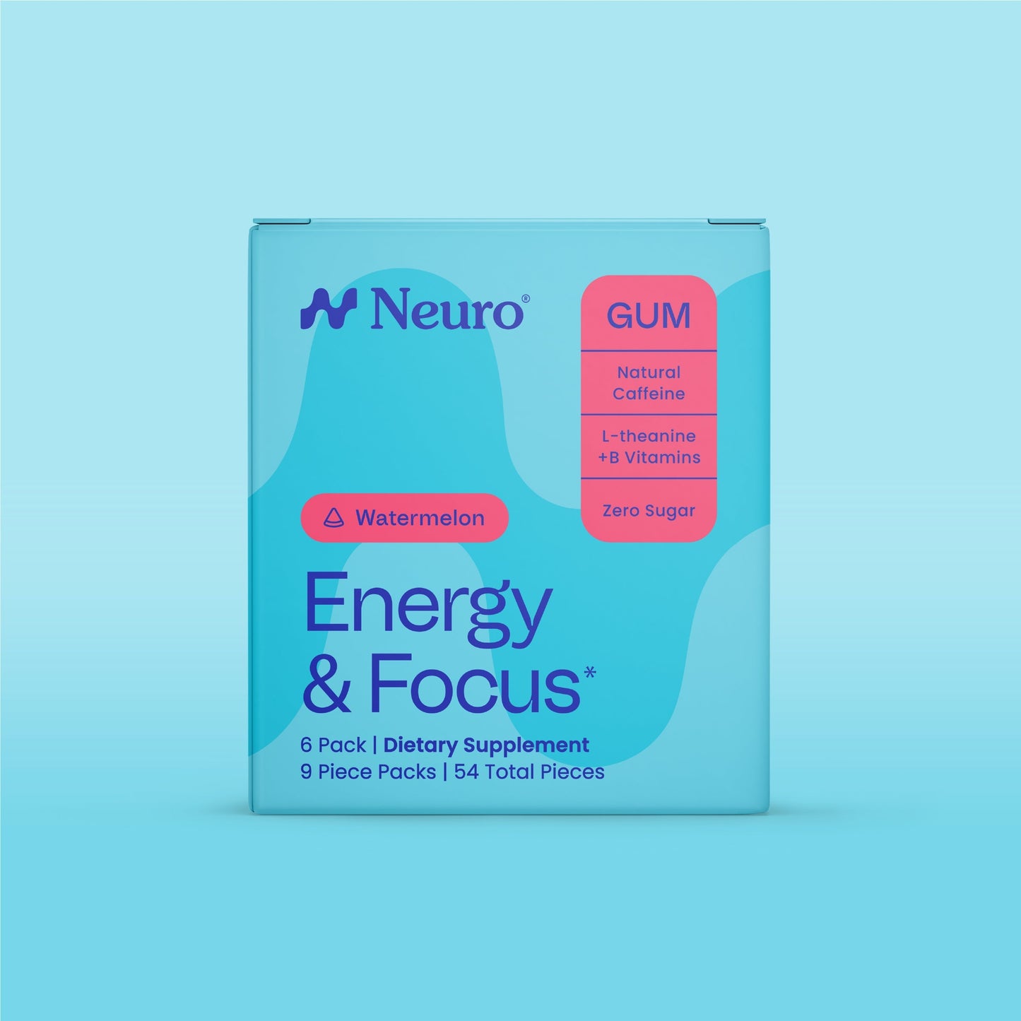 Energy & Focus™ Gum – Watermelon