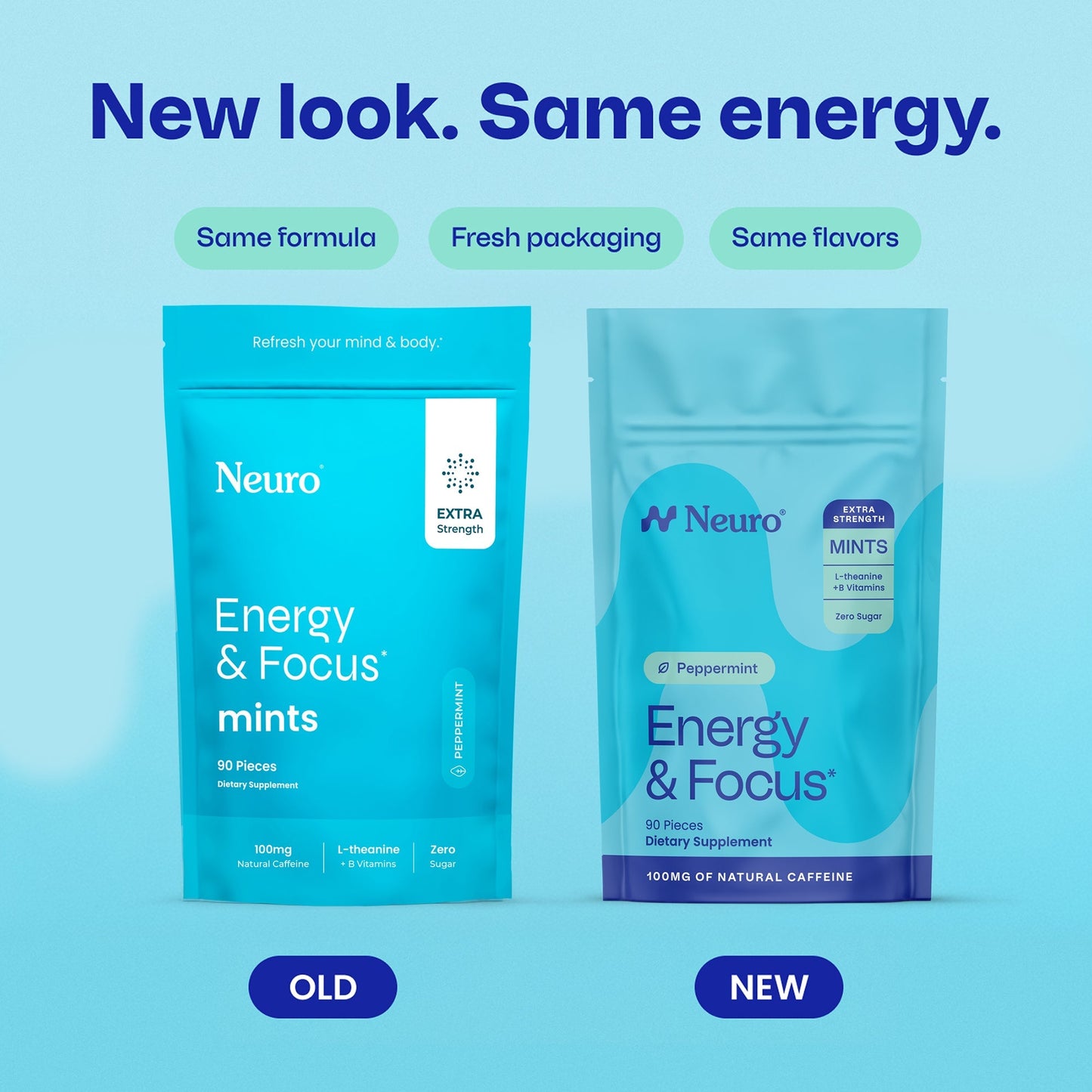 Extra Strength Energy & Focus™ Mints