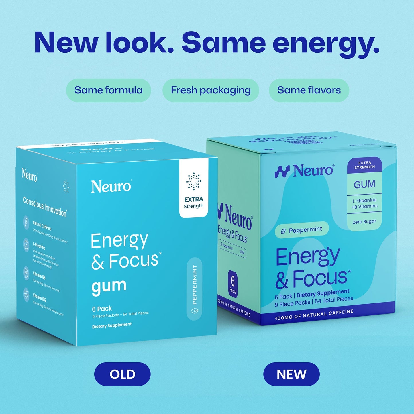 Extra Strength Energy & Focus™ Gum