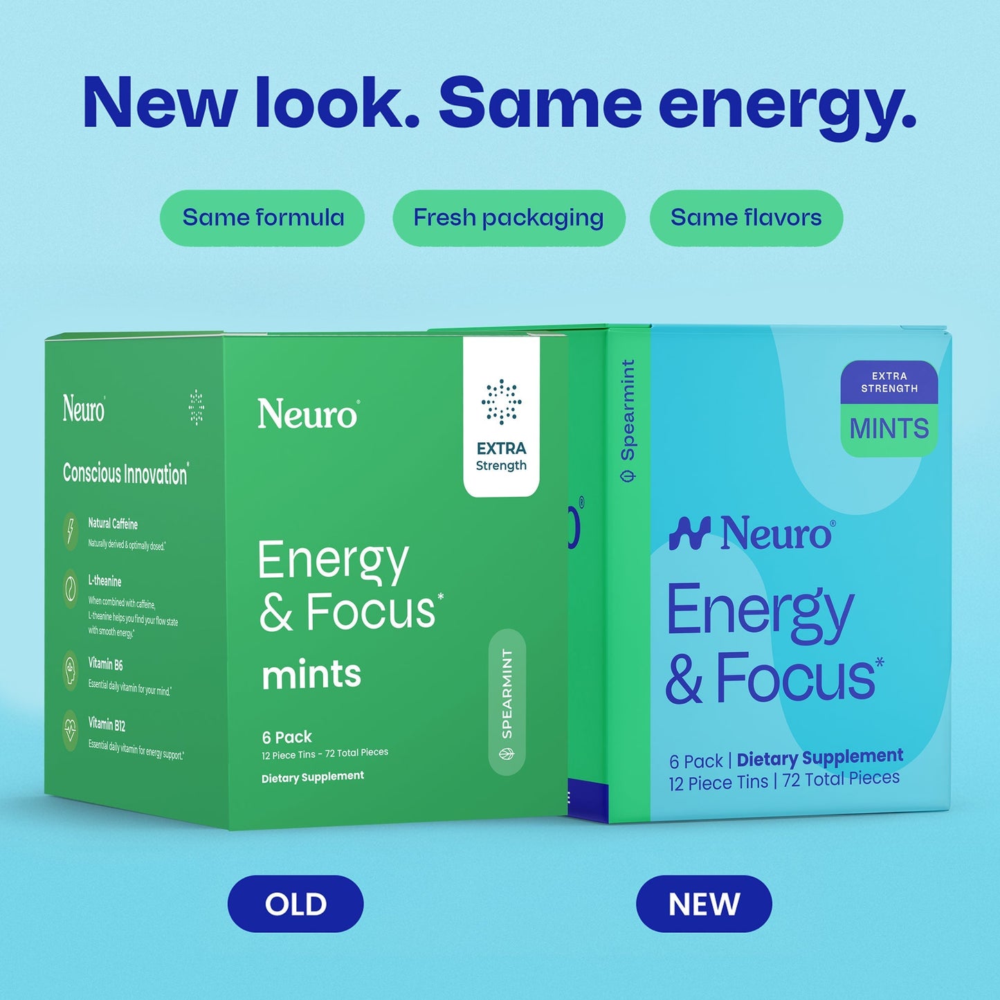 Extra Strength Energy & Focus™ Mints