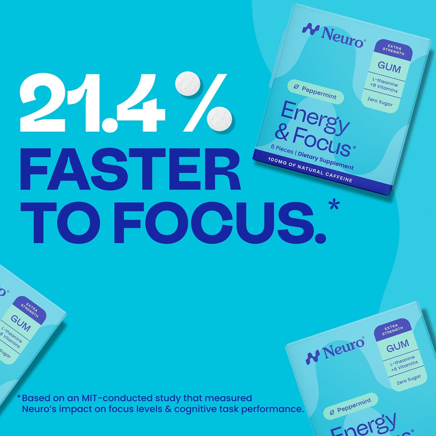 Extra Strength Energy & Focus™ Gum
