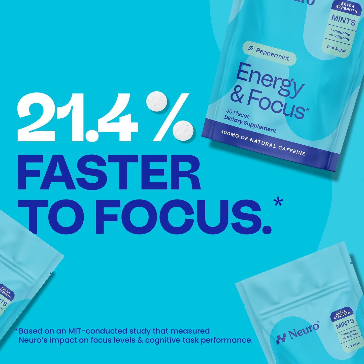 Extra Strength Energy & Focus™ Mints