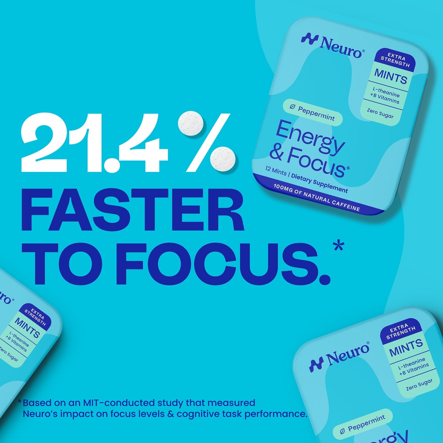 Extra Strength Energy & Focus™ Mints