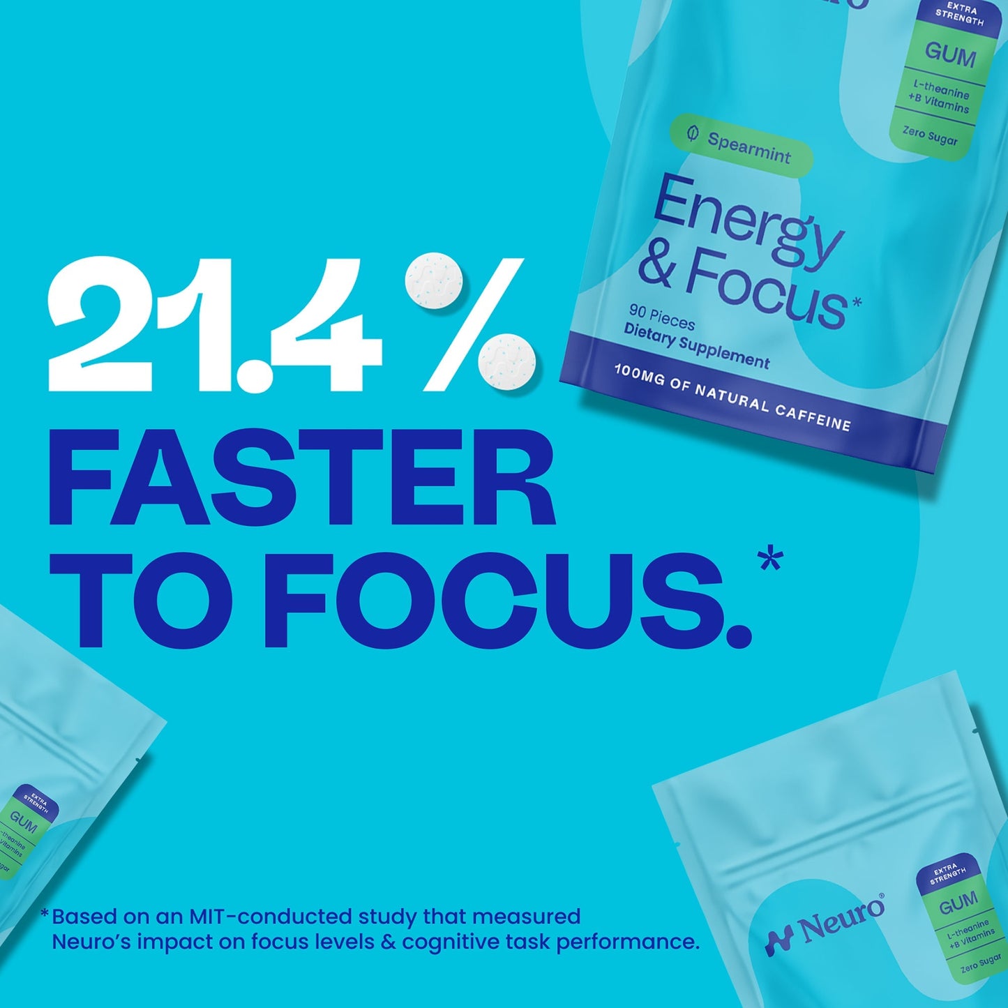 Extra Strength Energy & Focus™ Gum