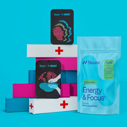 Energy & Focus Gum + Beast Philanthropy tins