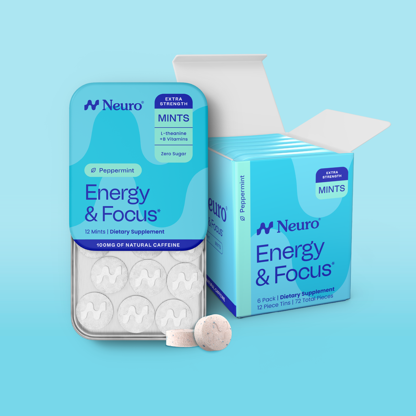 Extra Strength Energy & Focus™ Mints