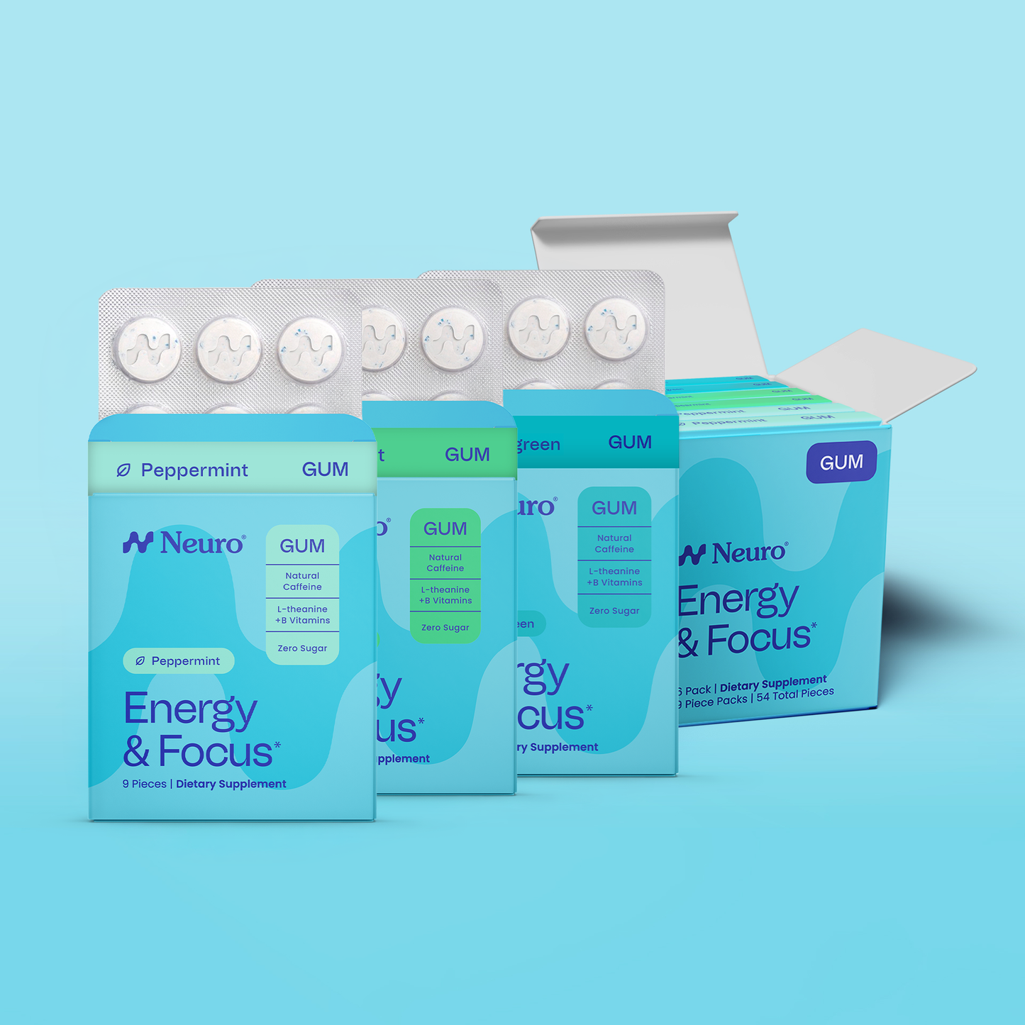 Energy & Focus™ Gum – Watermelon