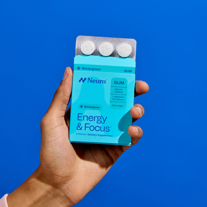 Energy & Focus Gum Peppermint Blister